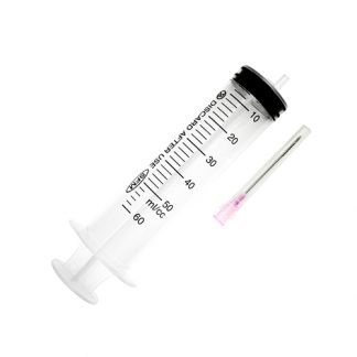 50ml/cc plastic syringe